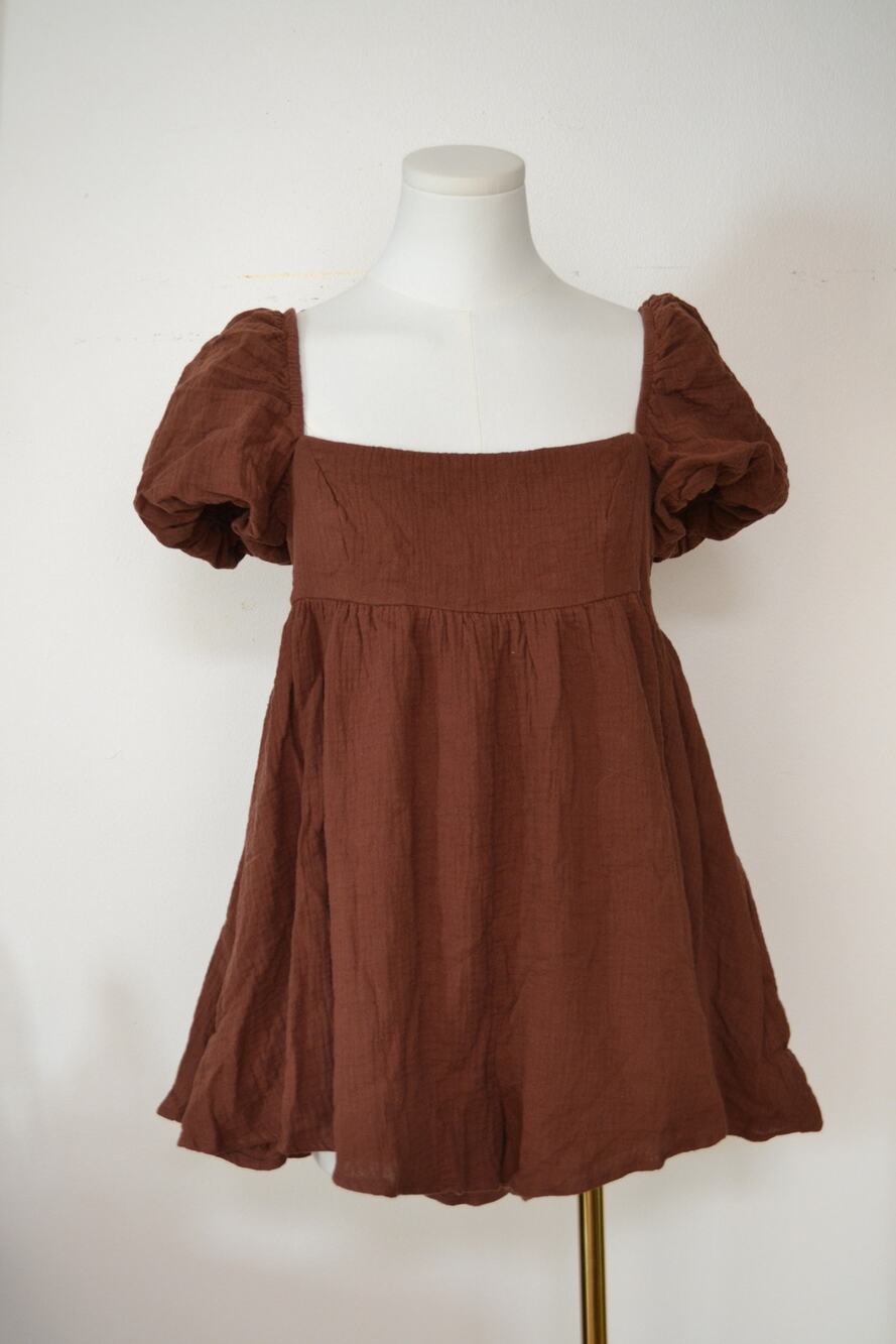 NWT Princess Polly Babydoll Puff Sleeve Cottagecore Garden Fairy Romper Size 6